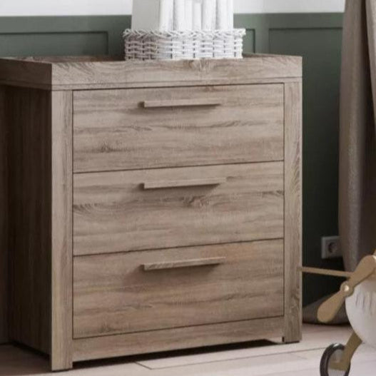 Little Acorn Ellesmere Dresser With Changer Truffle Oak