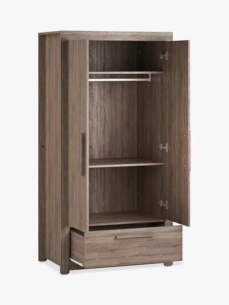 Little Acorn Ellesmere 2-Door Wardrobe - Truffle Oak