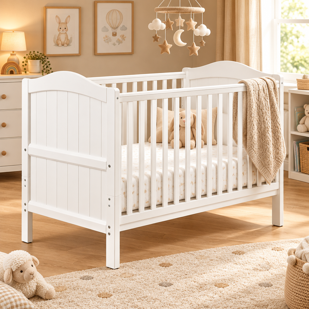 Ella Cot Bed - White
