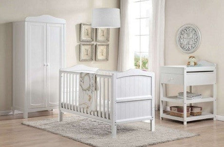 Babylo Ella - Cot Bed White (22mm Ends)
