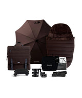 iCandy Peach 7 Complete Luxury Single to Double Pushchair & Travel System Bundle, Pecan