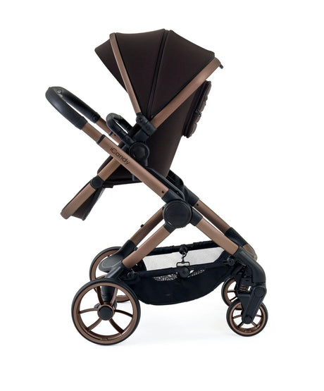 iCandy Peach 7 Complete Luxury Single to Double Pushchair & Travel System Bundle, Pecan