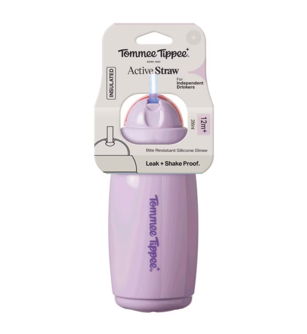 Tommee Tippee Insulated Straw Cup 266ml 12m+