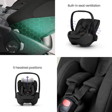 Silver Cross Breez Ultimate 360 Travel System Bundle, Champagne