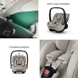 Silver Cross Cove Ultimate 360 Infant Car Seat Bundle, Champagne