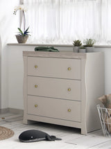 Celeste 3-Piece Nursery Furniture Set – Cashmere/Grey Ash