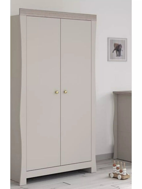 Celeste Wardrobe 2-Door - Cashmere/Gray Ash