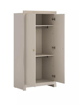 Celeste Wardrobe 2-door Cashmere/Gray ash