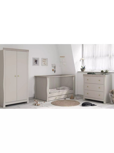 Celeste Wardrobe 2-Door - Cashmere/Gray Ash