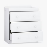 Classic Dresser with changer - White