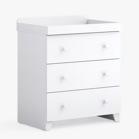 Classic Dresser with Changer - White