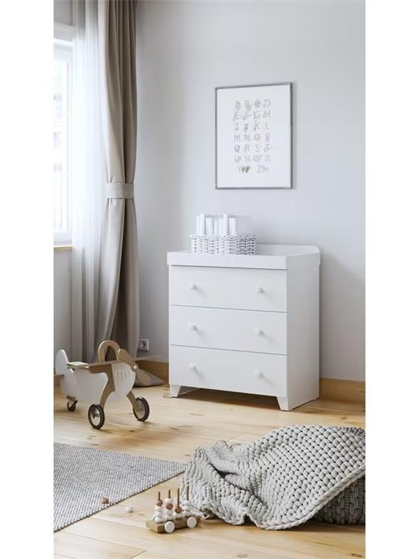 Classic 2-Piece Nursery Furniture Set – White