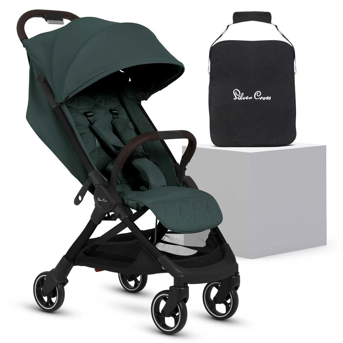 Silver Cross Clic 2 Conifer with Free Travel Bag