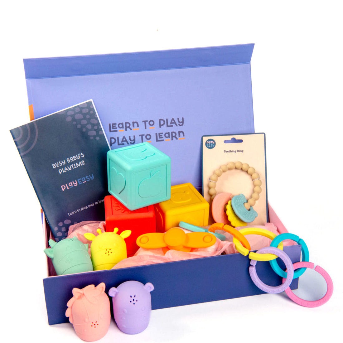 Busy Baby Playtime Box | Baby Sensory & Development Toy Set 6-18 Months