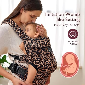 Momcozy Baby Carrier Cotton Leopard