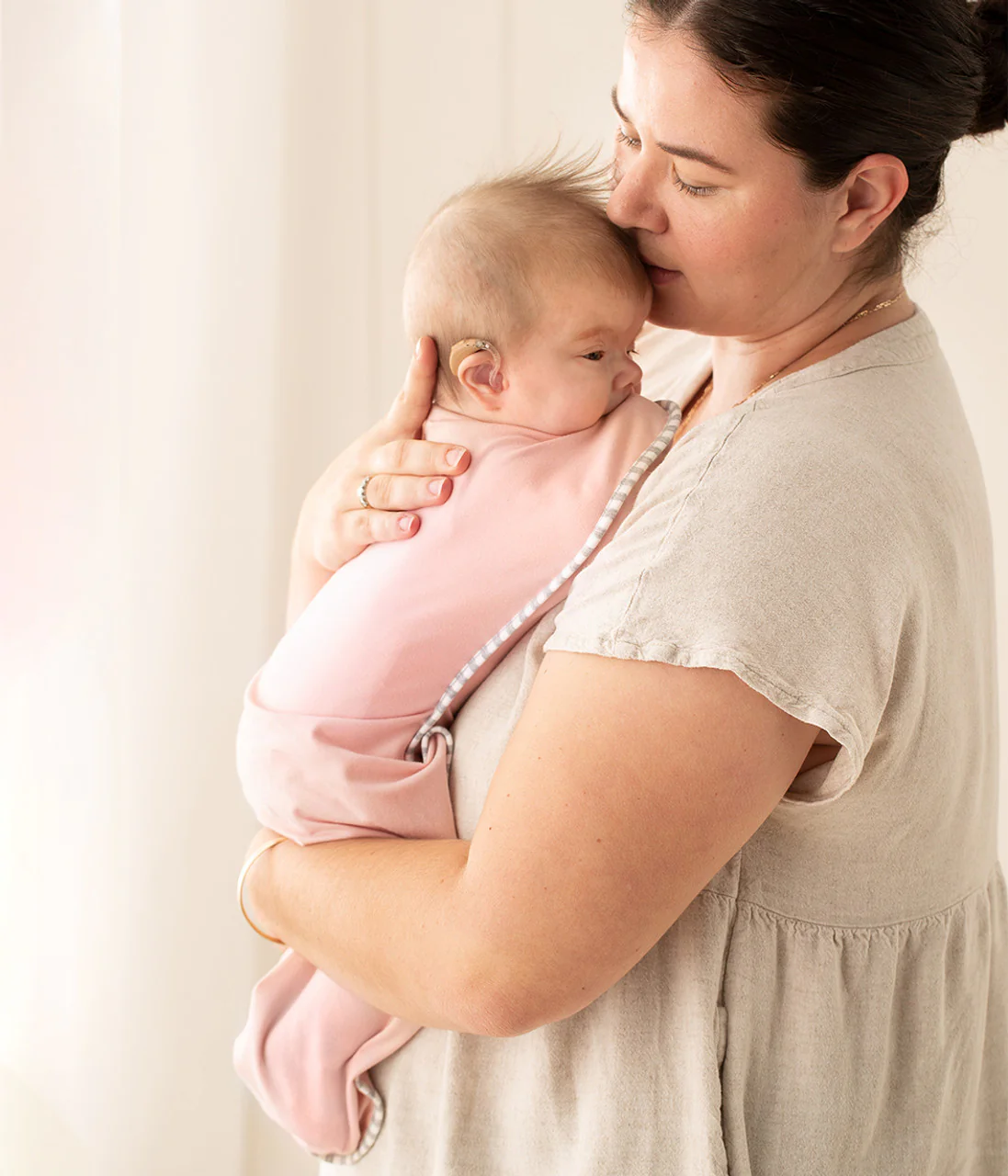 Love To Dream Swaddle Up Small (8-13lbs) 1.0TOG Dusty Pink