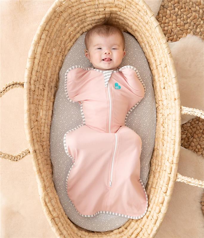Love To Dream Swaddle Up Small (8-13lbs) 1.0TOG Dusty Pink