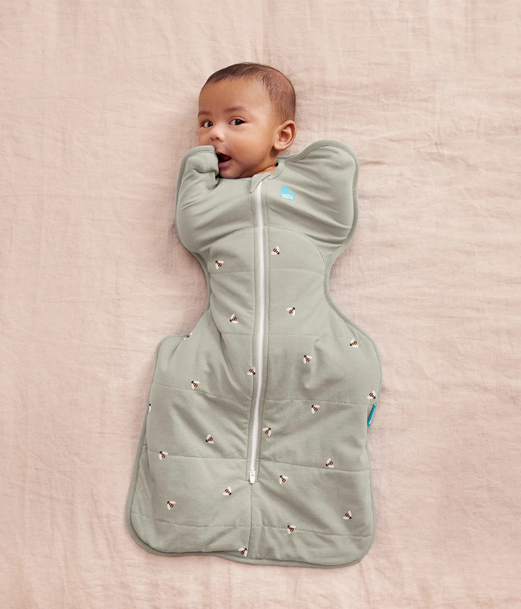 Love To Dream Swaddle Up Medium (13-19lbs) 2.5TOG Olive Bees
