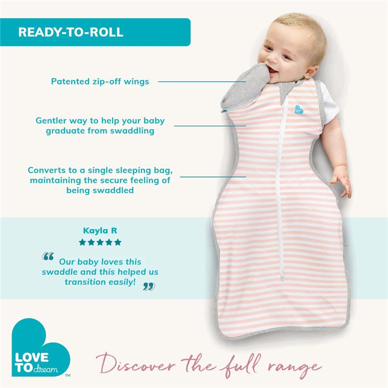 Love To Dream Swaddle Up Transition Bag Medium(13-19lbs) 1.0TOG Grey
