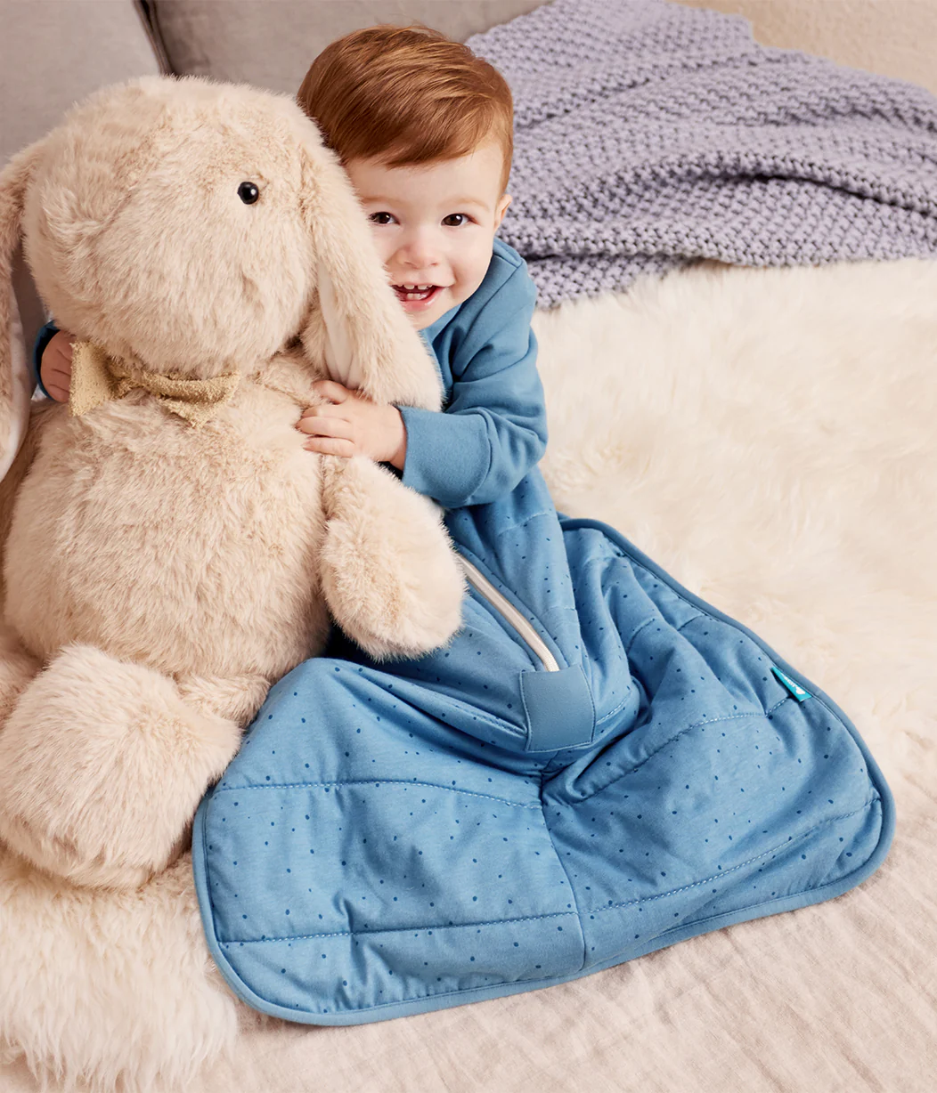 Love To Dream Sleep Bag 6-18m 2.5TOG Storm Blue Pebbles