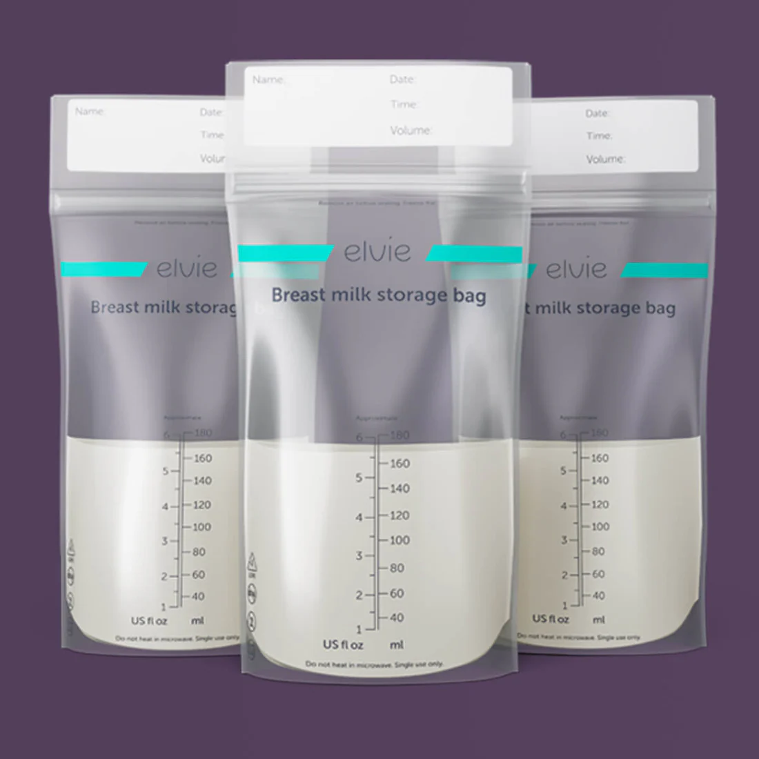 Elvie Breastmilk Storage Bags (100-Pack)