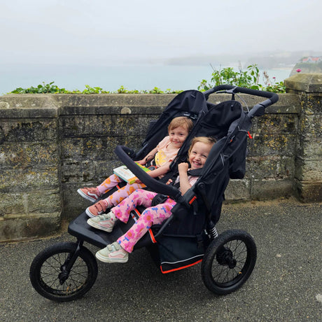 Out 'n' About Nipper Double V6 Plus All-Terrain Pushchair - Summit Black