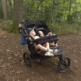 Out 'n' About Nipper Double V6 Plus All-Terrain Pushchair - Summit Black