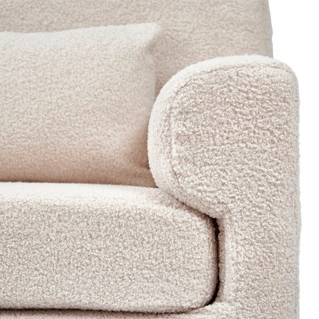 Gaia Serena Rocking/Feeding chair Biscuit Boucle - Oak Legs