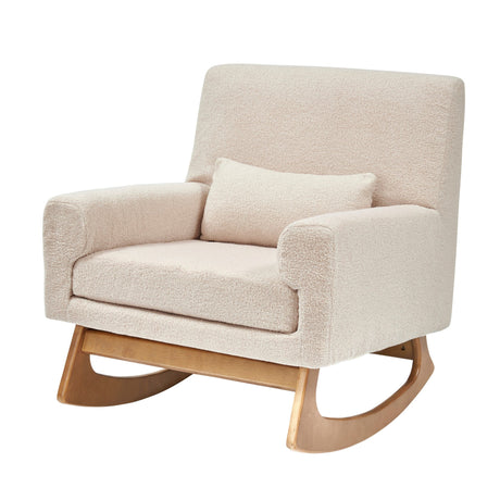 Gaia Serena Rocking/Feeding chair Biscuit Boucle - Oak Legs