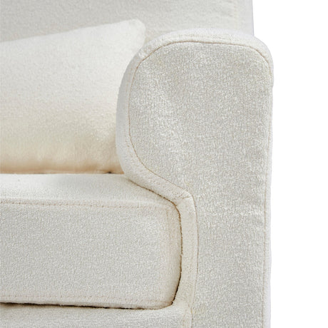 Gaia Serena Rocking/Feeding chair Chalk Boucle - Oak Legs