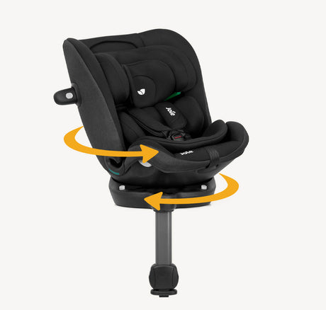 Joie i-Spin 360 Max i-Size Car Seat 40–150cm, 0-12 Years - Raven
