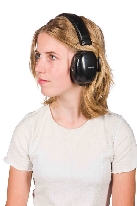 Dooky Junior Ear Protection Black (3y +)