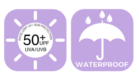 Dooky Stroller parasol/umbrella Black UV50+