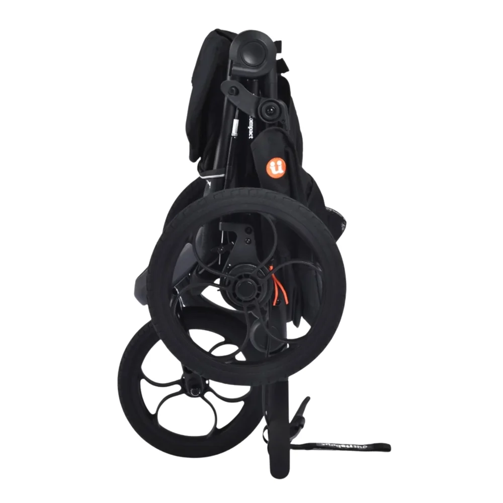Out 'n' About Nipper Compact All-Terrain Travel Pushchair - Black