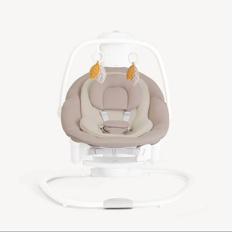 Joie Whimsy Wind-Up 2-In-1 Baby Swing & Rocker, Almond