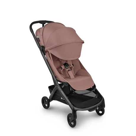 Bugaboo Butterfly 2 Compact Travel Stroller One-Second Fold, Dusty Pink