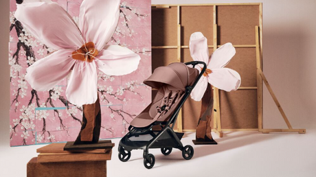 Bugaboo Butterfly 2 Compact Travel Stroller One-Second Fold, Dusty Pink