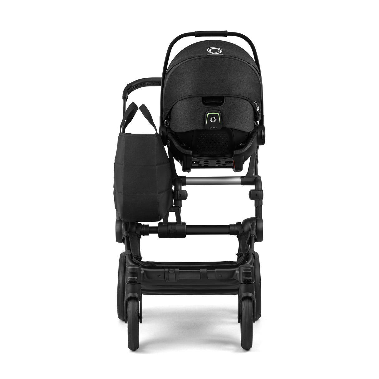 Bugaboo Donkey car seat adapters - mono/duo BLACK
