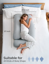 Momcozy U-Shaped Pregnancy Pillow