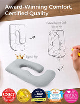 Momcozy U-Shaped Pregnancy Pillow