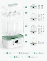 Momcozy BS02 8-In-1 Bottle Sterilizer And Dryer And Food warmer