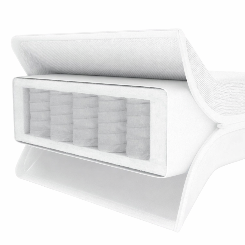 Giggle Baby Airfresh Pocket Sprung Cot Mattress 120 X 60cm