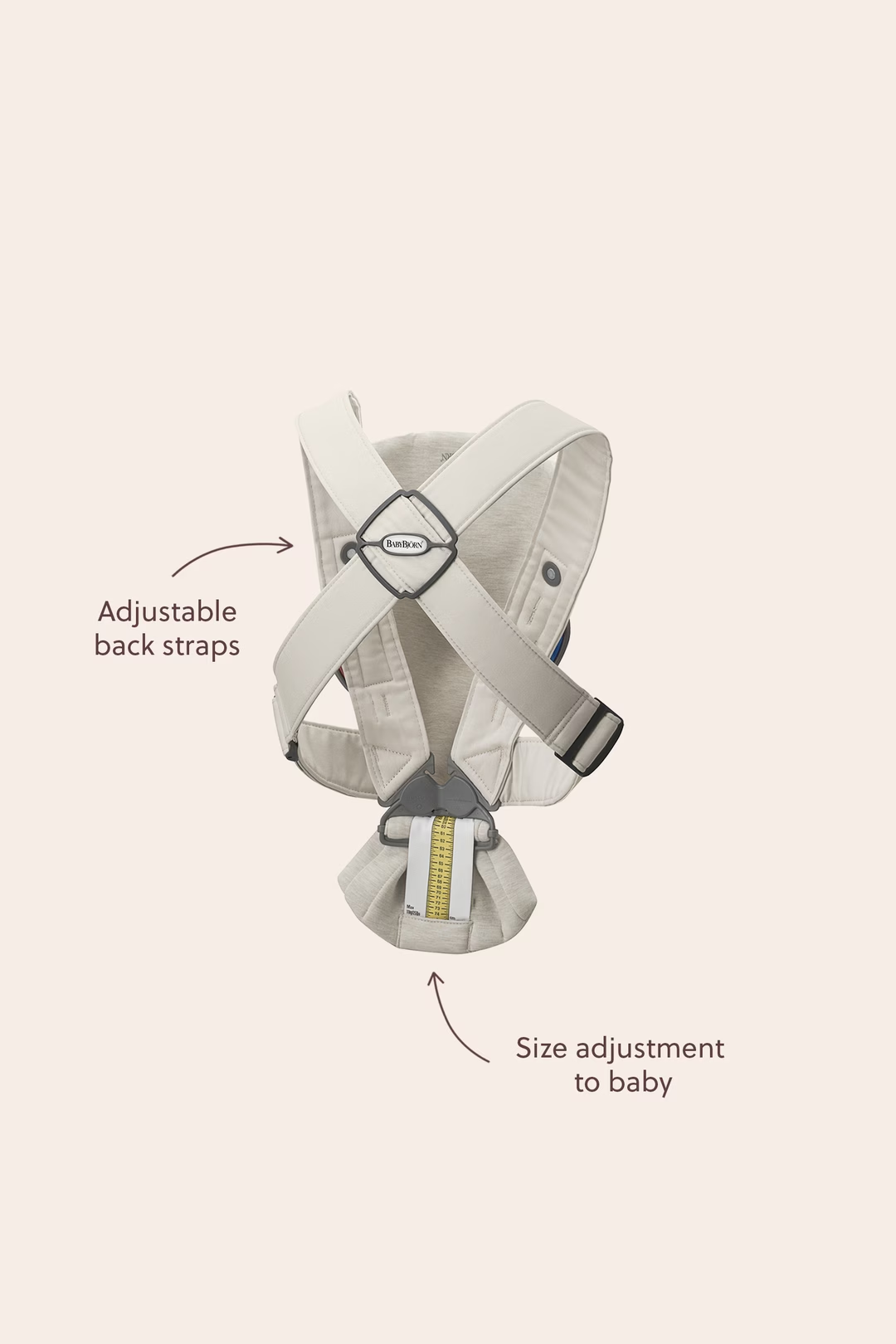 Babybjorn Mini Carrier 3D Jersey Dark Grey