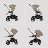 Silver Cross Breez Ultimate 360 Travel System Bundle, Champagne