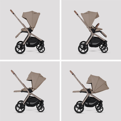 Silver Cross Breez Ultimate 360 Travel System Bundle, Champagne