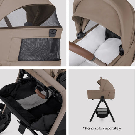 Silver Cross Breez Ultimate 360 Travel System Bundle, Champagne