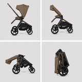 Silver Cross Breez Ultimate 360 Travel System Bundle, Maple