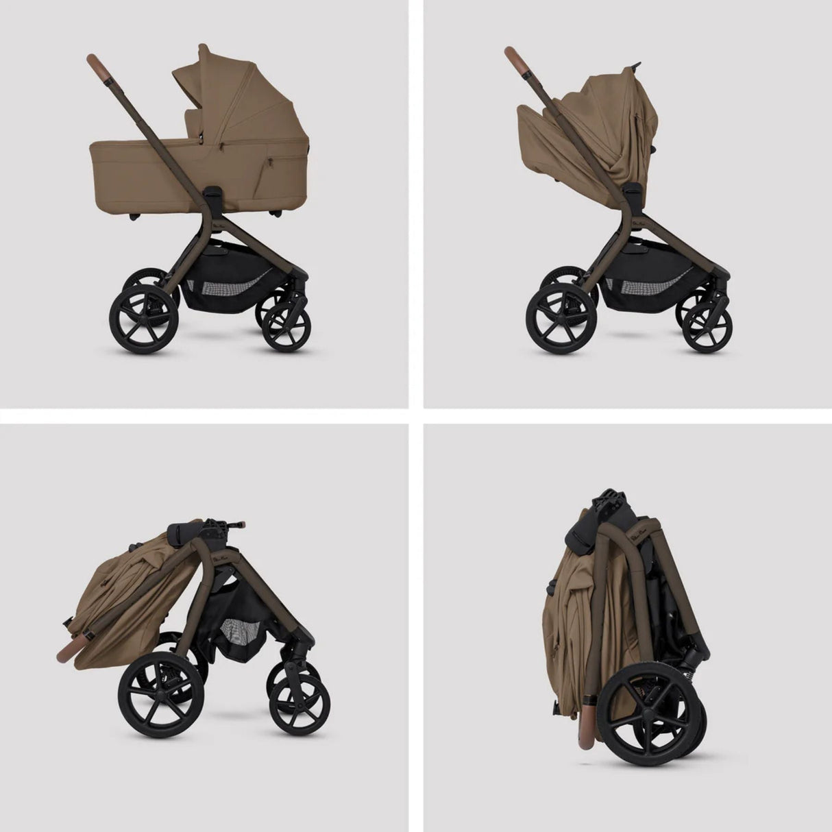 Silver Cross Breez Ultimate 360 Travel System Bundle, Maple