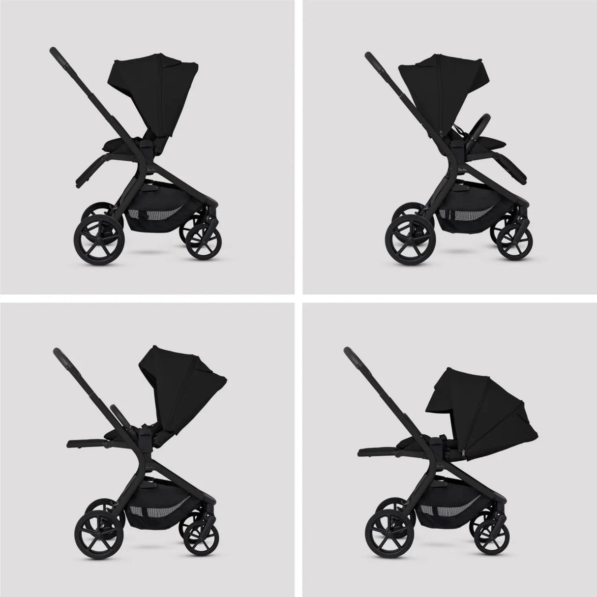 Silver Cross Breez Ultimate 360 Travel System Bundle, Onyx