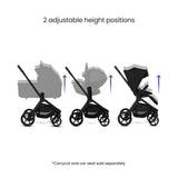Silver Cross Breez Ultimate 360 Travel System Bundle, Onyx